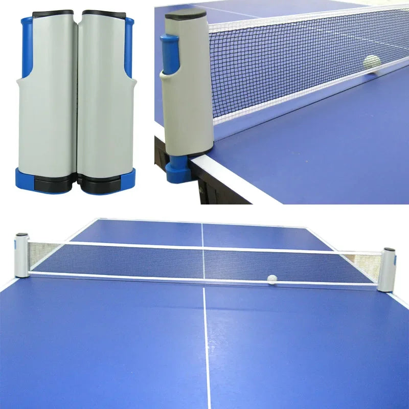 Rede retrátil de tênis de mesa/ping pong com até 170cm - portátil e fácil de colocar