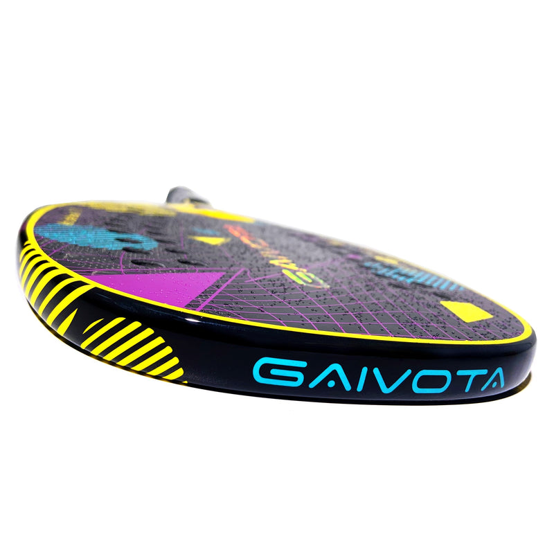 Raquete de Beach Tennis GAIVOTA 2023 - fibra de carbono 3K com capa - nível iniciante/intermediário