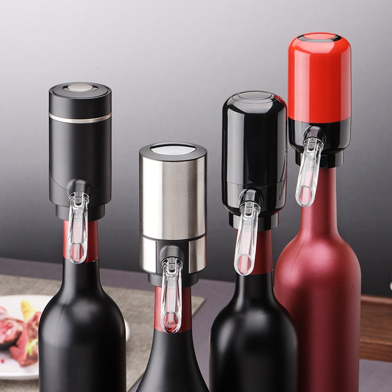 Aerador e Dispenser de Vinho elétrico - Acessório para sommeliers, enólogos e apreciadores